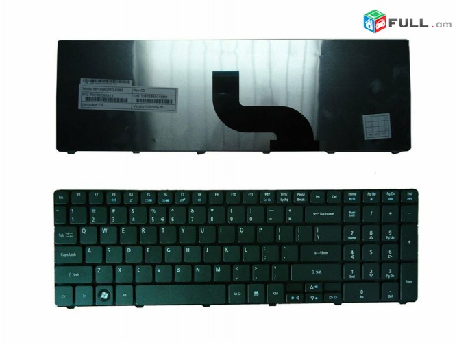 ACER  5542G 5551G 5552 5552G 5560 5625 Ստեղնաշար Նոր