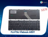 Keyboard  Fujitsu Lifebook A531 AH530 AH531 NH751 klaviatura stexnashar клавиатурa ստեղնաշար