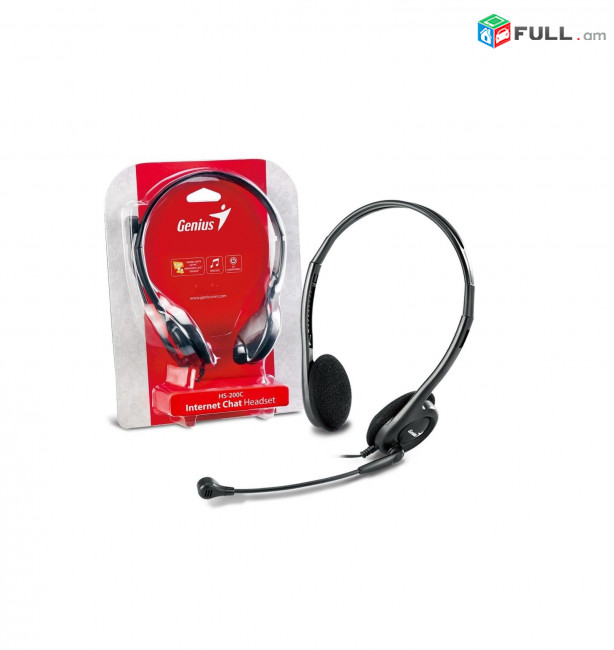 Ականջակալ Genius HS-200C STEREO 2X 3.5MM Jack