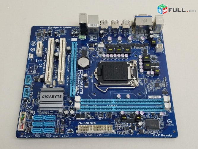 Mair plata (motherboard) GIGABYTE GA-H55M-S2V + անվճար առաքում