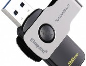 Original fleshka Kingston DataTraveler 32gb Usb 3.0 (vakuum tupov) + ARAQUM