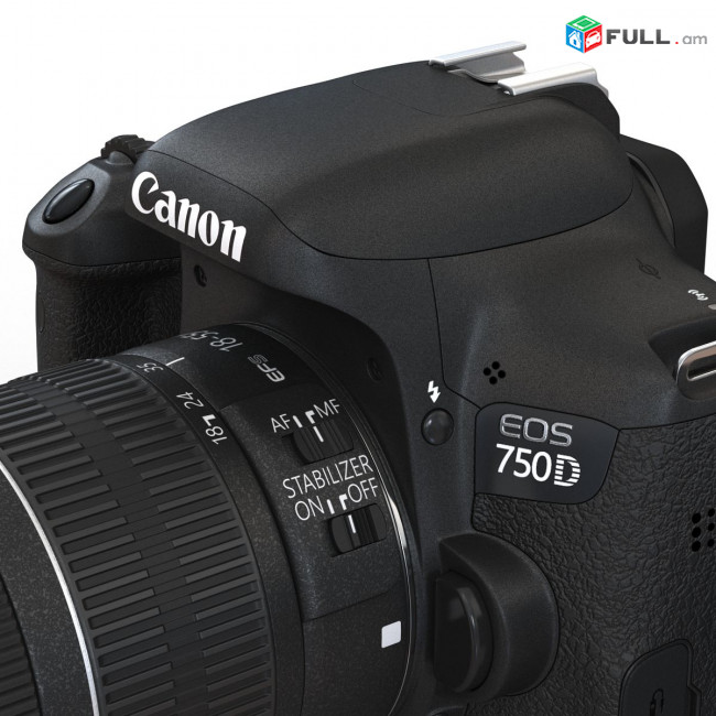 Canon EOS 750D թվային SLR canon EF-S 18-55 մմ f/3,5-5,6 IS STM 