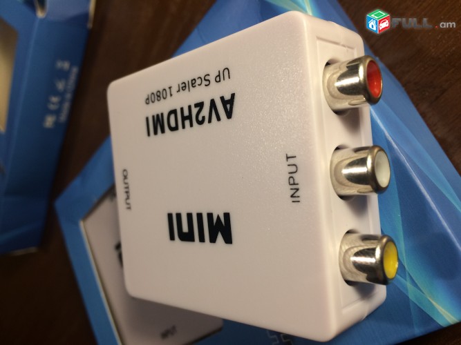 Perexadnik Конвертор Full HD 1080p  RCA AV  HDMI HD video adapter ադապտռ 
