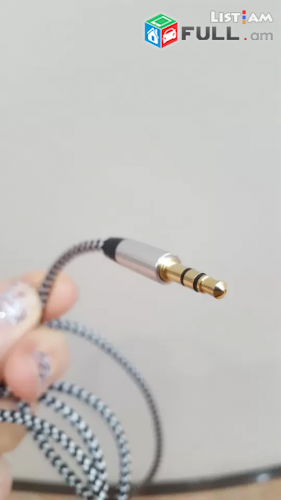 AUX cable for car iphone dinamik նեյլոն kabel մալուխ բարձրորակ avtoi կաբել