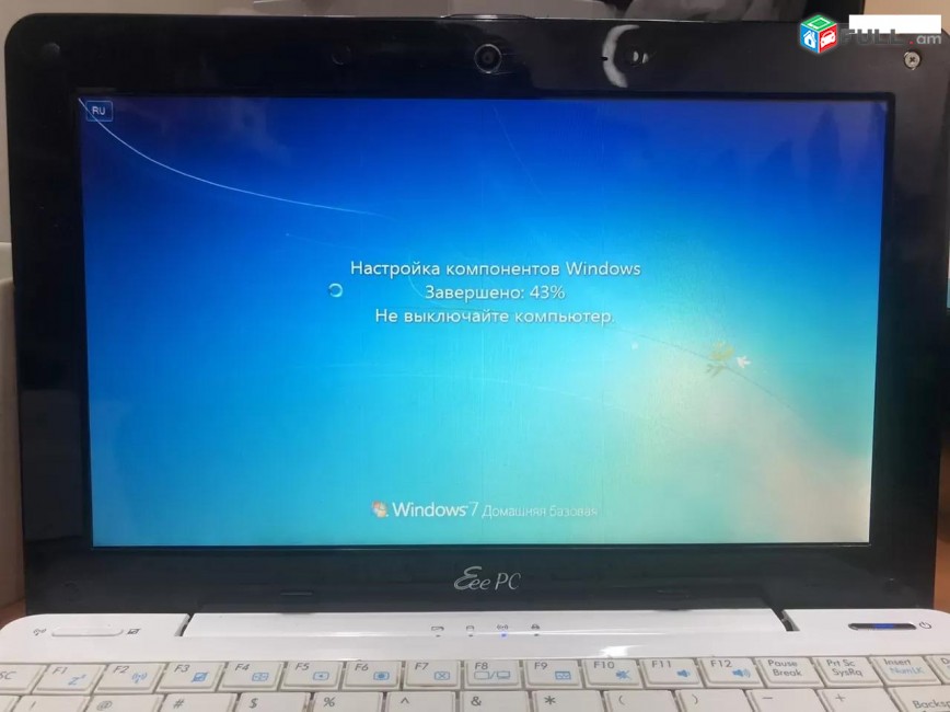 Notebook Asus Eee PC 1008HA 10"1 Windows 7 HDM Նոութբուք, нотбук