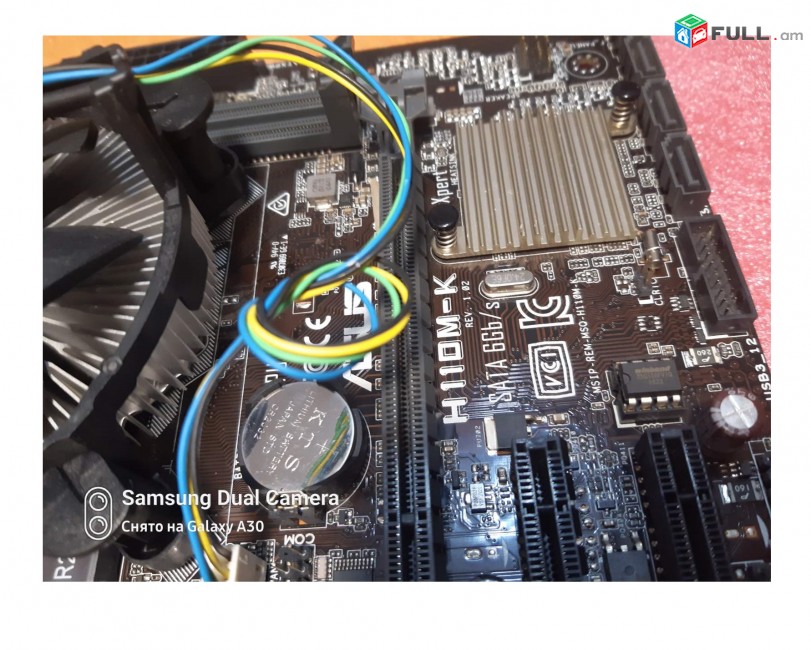 CPU i5-7500 + ASUS H110M-K материнская плата motherboard LGA 1151