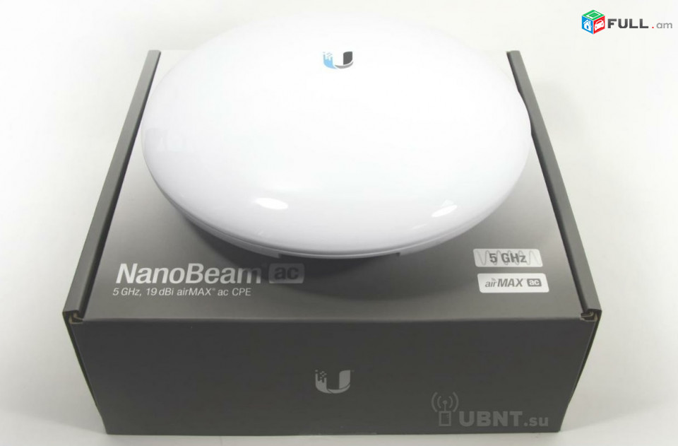 ubiquiti NanoBeam 5GHz 19dBi airMAX 5-15km network antena radio նոր անտենա Антена wifi 