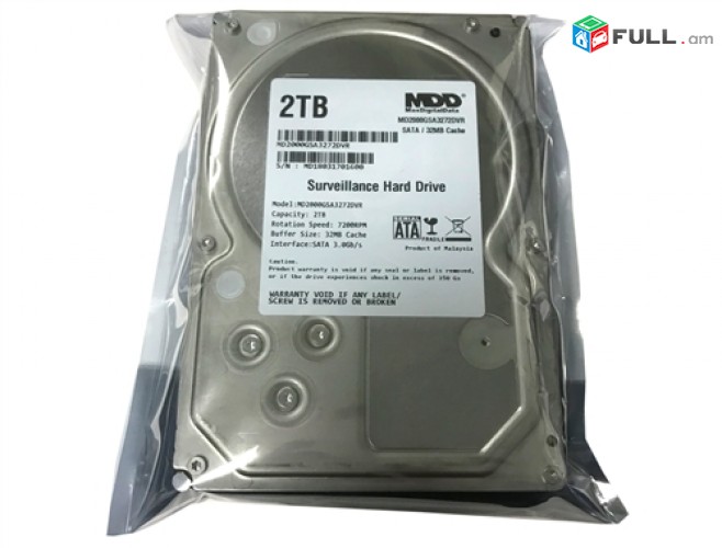 Ներկրողից HDD 500GB 1TB 2TB 3TB 6TB WD Seagate Toshiba DVR NVR ip CCTV camera Hard Disk VINCHESTR vinch