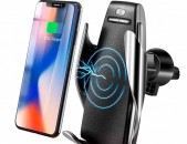 Մեքենայի Հենարան Անլար Լիցքավորիչով - Smart Sensor Car Wireless Charger S5, car wirteless charger, wireless charger, qi charging, iq charging, meqenayi heraxosi henaran, meqenayi henrarn, pastavka 