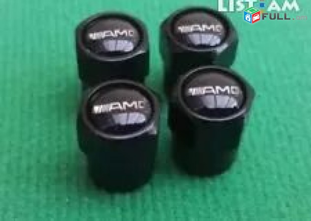 AMG logo Zalatnikner sev Mercedes Avtomeqenaneri Hamar 4 հատ