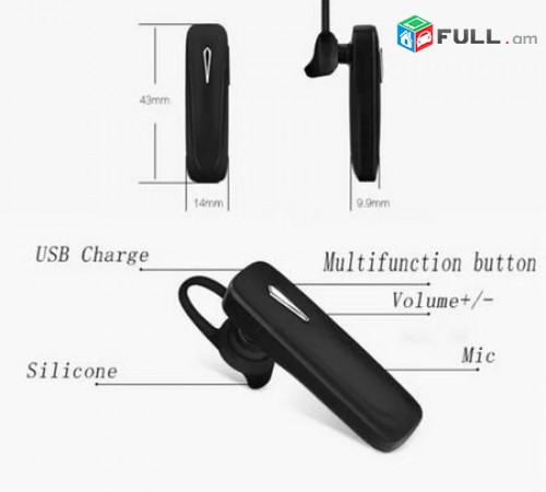 Bluetooth Akanjakal blutut naushnik Handsfree Earphone For iPhone Samsung LG
