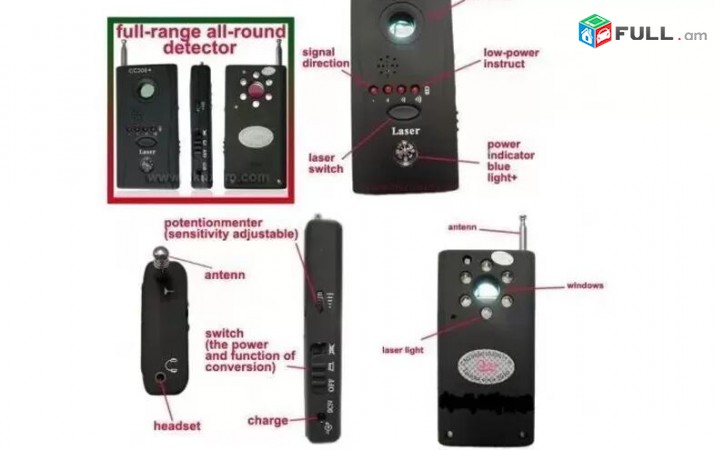 2019 Model, Original (CC308 +) Antijuchok (1MHz-6.5GHz) - Super Akcia