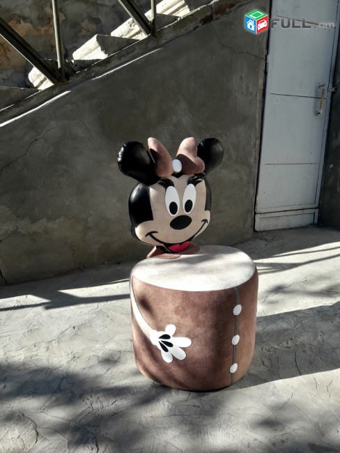 Մանկական աթոռներ Աթոռ պուֆիկ детские стулья hello kitty Minnie mouse