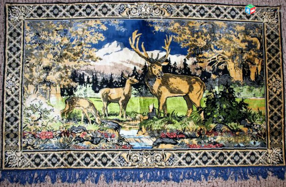 Խալի Գոբելեն 60 թ Vintage Rug USSR 60s