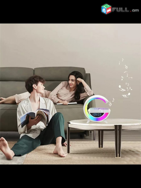 Նոր RGB 6/1 ում Բազմաֆունկցիոնալ Նաչնիկ + Անլար Լիցքավորիչ + Անլար Դինամիկ + Լեդ Ժամ + Զարթուցիչ + Ռադիո