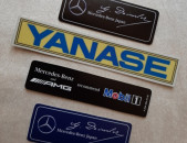 YANASE JAPAN Mercedes-Benz Ճապոնական մեքենաների լոգո YANASE LOGO original