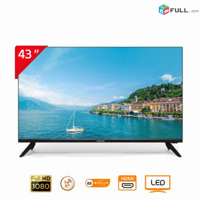 Electronic 43 dyuym  nor pak tupov + 4K TV BOX Android Smart