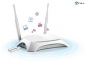 Հզոր Wireless 4g wi-fi Router TL-MR3420 ACCESS POINT, REPEATER 3 antenna Նոր, երաշխիքով