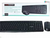 Wi-fi keyboard mouse combo eng + rus նոր