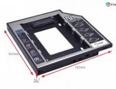SECOND HDD CADDY Адаптер для жесткого диска Hard Disk Enclosure Case hdd adapter DVD