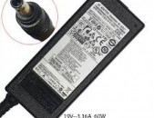 Samsung Laptop Charger 19V/3.16A 5.5 * 3.0 conector size նոր