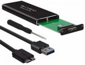 External Enclosure M.2 SATA SSD NGFF to USB 3.0