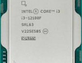 1700 socket Processor Core i3-12100F Նոր, երաշխիքով