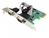 PCI-EXP 1X to 2 * COM pci express to com 2 port