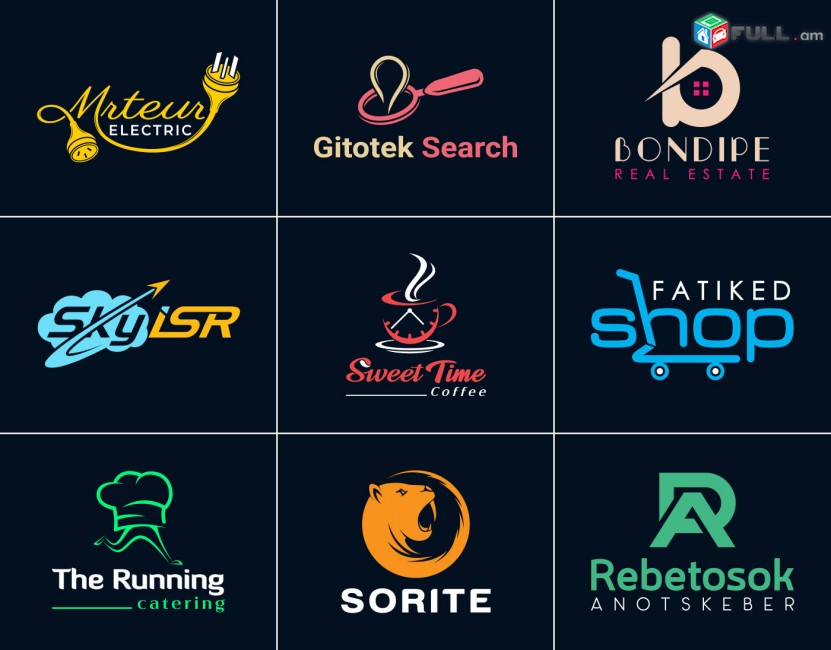 Լոգոտիպի դիզայն, Дизайн Логотипов, Logo design