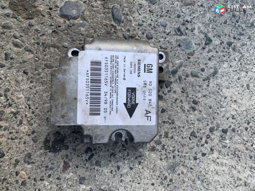 Opel astra j aerbaki blok anvtangutyan barcikneri blok