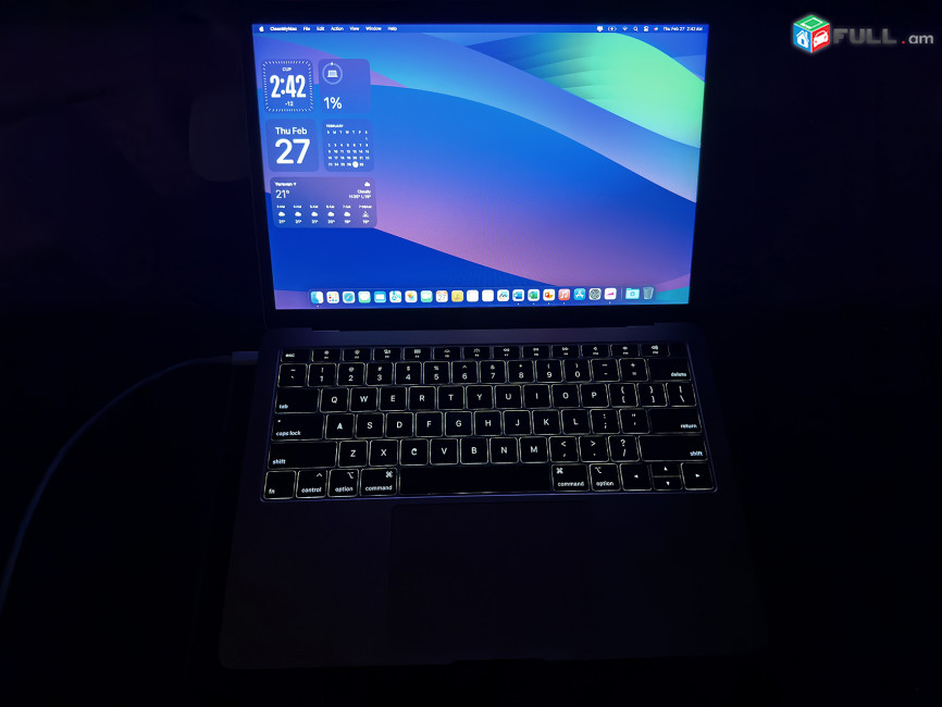 Apple MacBook Air 2019, A1932, Intel Core i5, 8 GB RAM, 250 GB SSD, ոսկեգույն