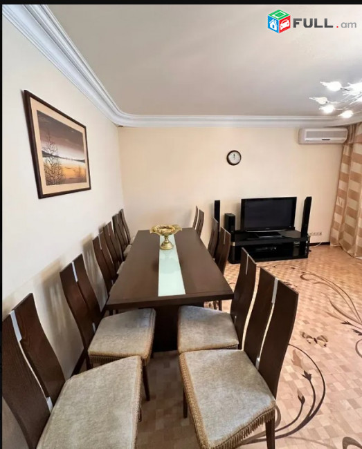 LA10252 Վարձով 3 սենյականոց բնակարան Զորավար Անդրանիկի փողոցում