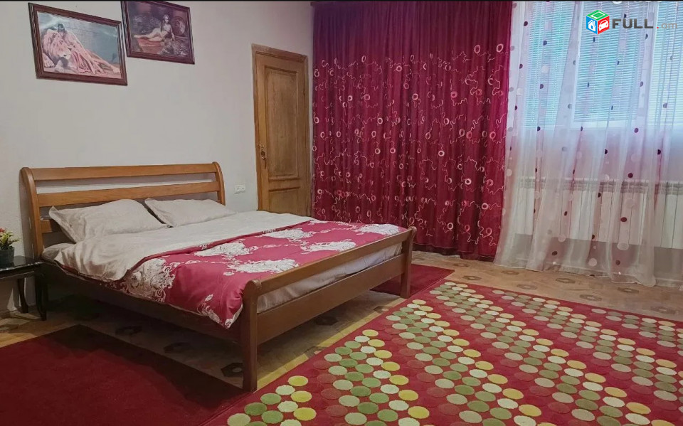 LA11178  Օրավարձով 4 սենյականոց 1 հարկանի քարե տուն Մյասնիկյանի պողոտայում կենտրոնում