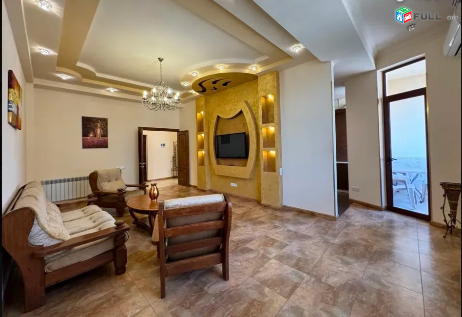 LA08241 Օրավարձով 3 սենյականոց բնակարան  Արամի փողոց ,նորակառույց շենքում