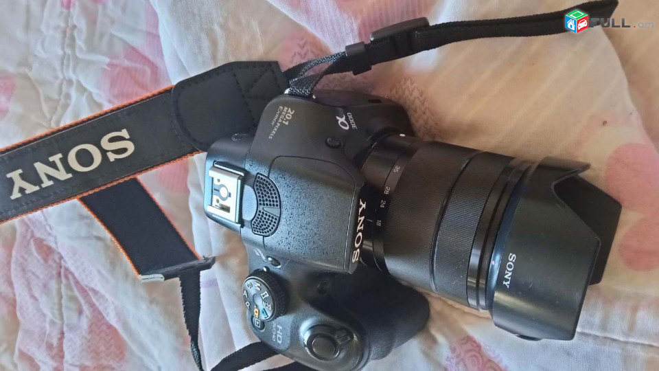 Sony Alpha a3000 ILCE-3000K 20.1 MP Mirrorless Digital Camera - Black - 18-55mm OSS Lens.