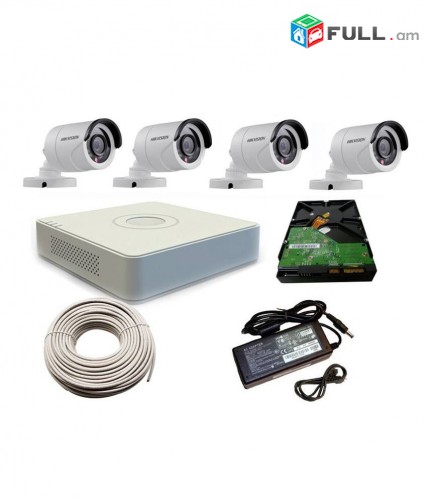 Camera 4 fhd hat amen incov + TEXADRUM + nver mikrafon + erashxiq + kabel