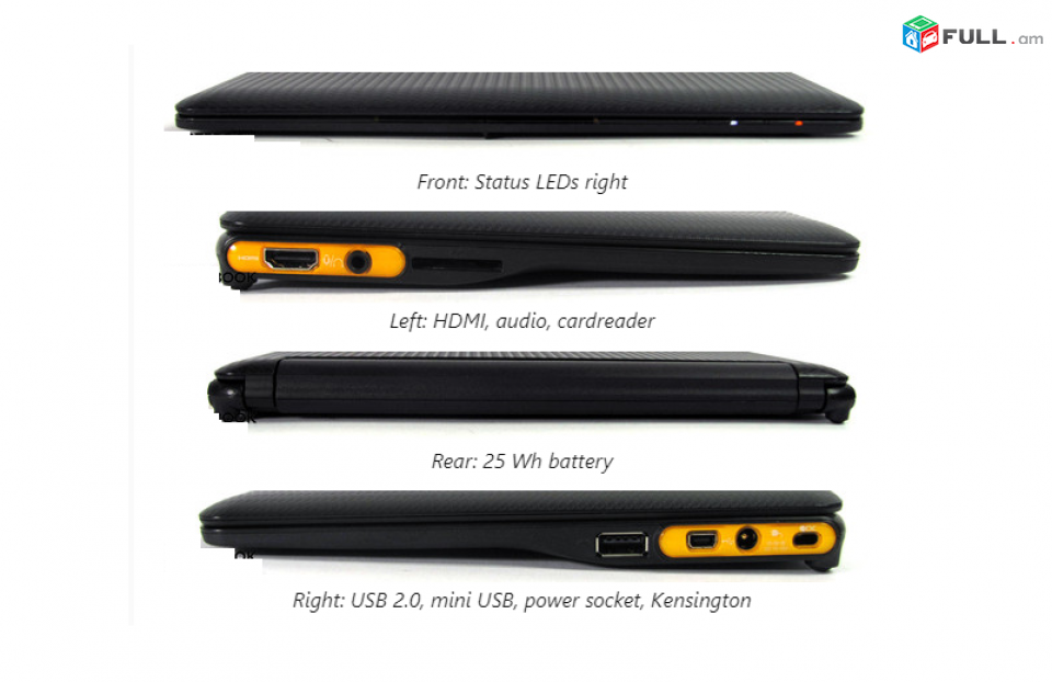Toshiba AC100-118  Notebook 8GB 512GB DDR2-800 10.1" Նոութբուք Ноутбук laptop