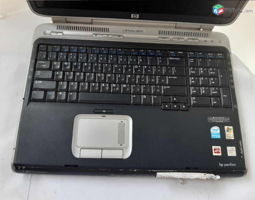 HP Pavilion zd8000 պահեստամասեր ամեն ինչ разборка на запчасти