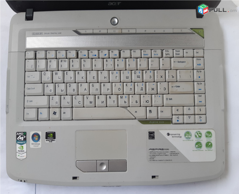 Acer Aspire 5520 պահեստամասեր ամեն ինչ разборка на запчасти