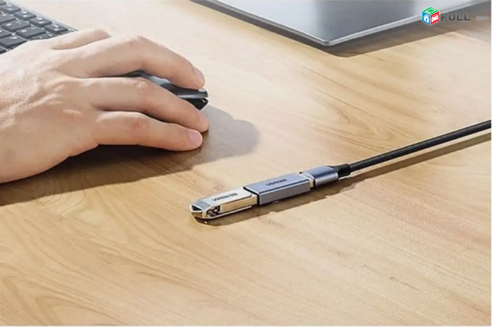 Переходник USB3.0 to USB3.0 Ugreen a/f to a/f Aluminum case adapter адаптер ադապտեր