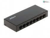 Ցանցային սվիչ Dahua DH-PFS3008-8GT Industrial switch 8-PORT 16 Gbps Plug and Play свитч Маршрутизатор