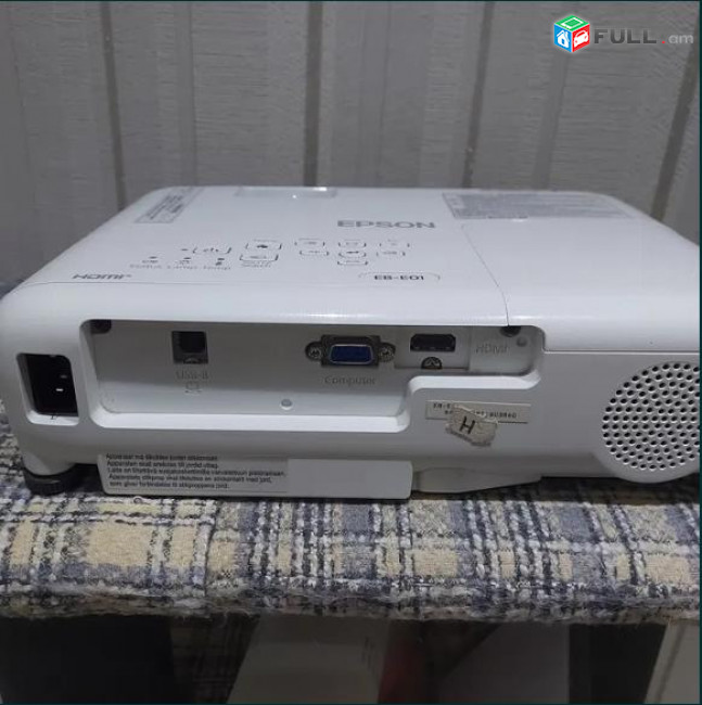 Projector Epson EB-E01 1920х1080 3300 ANSI lm.16: 9 2 3LCD HDMI VGA Проектор պրոյեկտոր պրոէկտոր