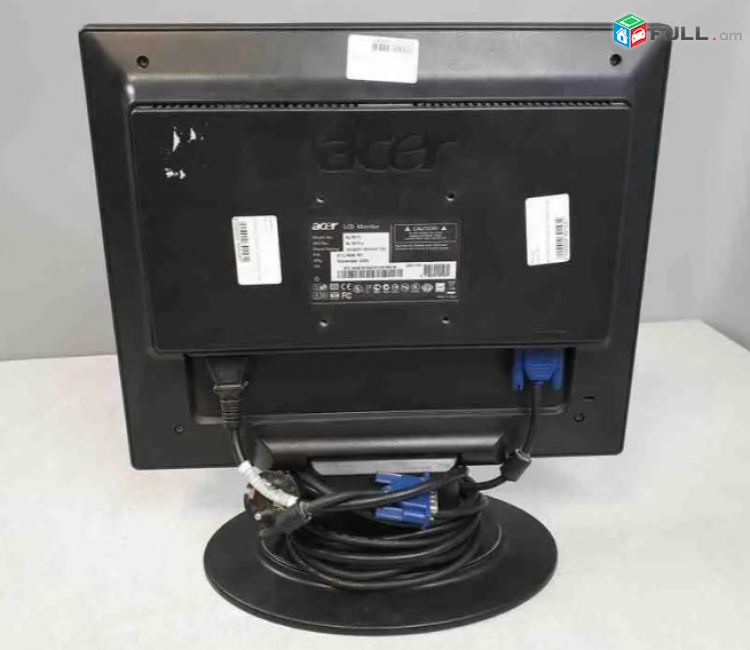 LCD Monitor 15" ՄՈՆԻՏՈՐ Acer AL1511 15"  DVR, Camera, դրամարկղային  անվտանգություն Терминал, տերմինալի TelCel