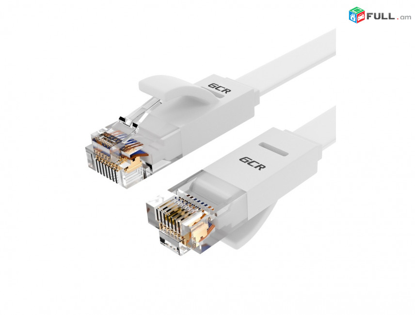 CUT6 LAN Patch cord flat cable RJ-45 Ethernet Патч-корд плоский UTP кат.6 для высокоскоростного интернета պատչկորդ