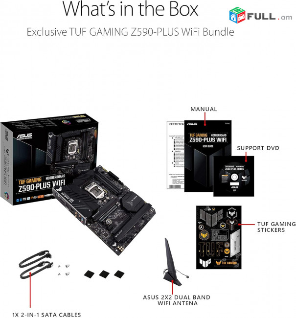 UPGRATE KIT ASUS Prime Z590-P + i9 11900k + RAM 16GB LGA 1200 (Intel 11th/10th Gen) ATX Gaming Motherboard